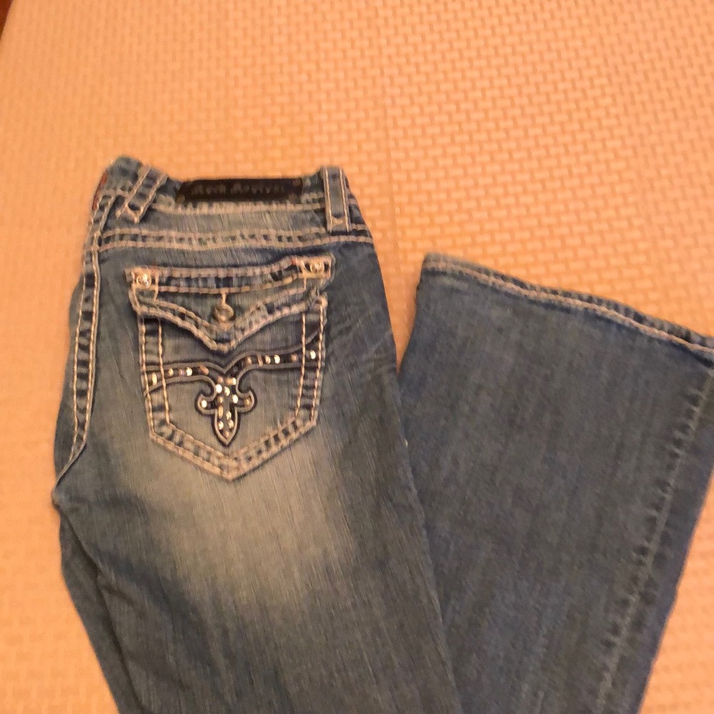 Rock revival flare jeans